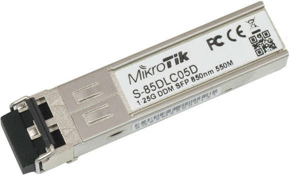 Mikrotik S-85DLC05D SFP module 850nm Dual LC 1.25G 550m Multi Mode