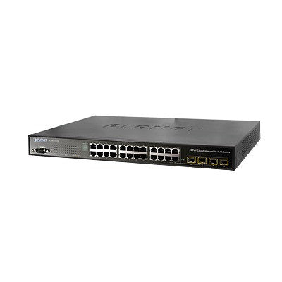 Planet SGSW-24040P4 24-Port Gigabit PoE Managed Stackable Switch