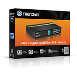 TrendNet TPE-TG81G 8-Port PoE+ Gigabit Switch