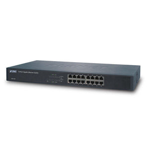 Planet Networking Gigabit Switch 10/100/1000Mbps 16 Ports GSW-1601