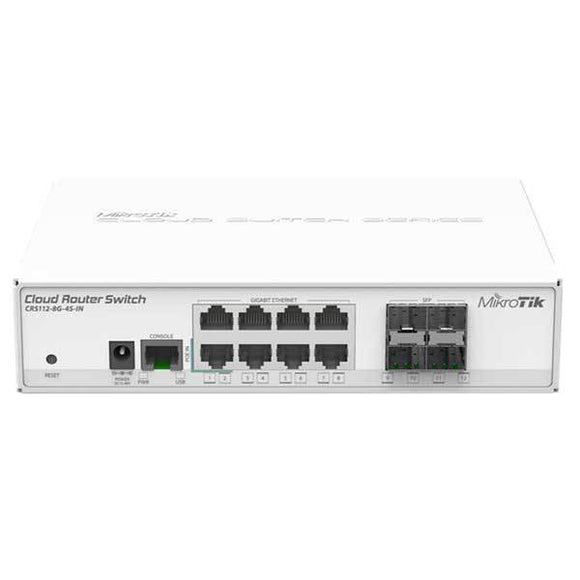 Mikrotik CRS112-8G-4S-IN Cloud Switch Router
