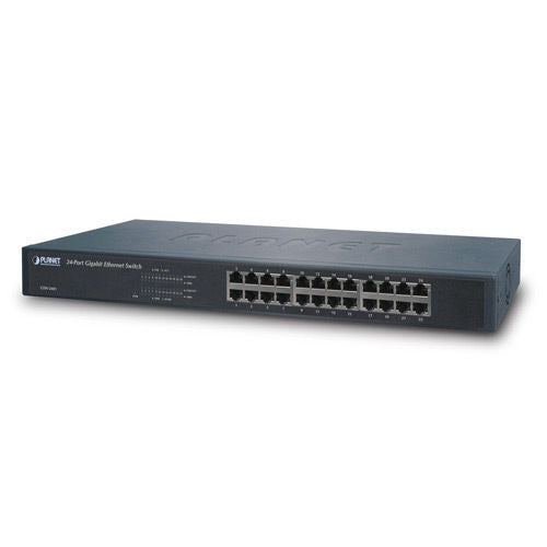 Planet Networking GSW-2401 Gigabit Switch unmanaged 24-Port 10/100/1000 Mbps