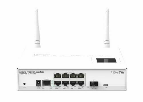 Mikrotik CRS109-8G-1S-2HnD-IN 8 Gigabit port Cloud Router Switch 1000mW SFP