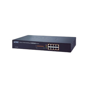 PLANET GSD-808HP 8-Port 10/100/1000bps 802.3at PoE Desktop Switch