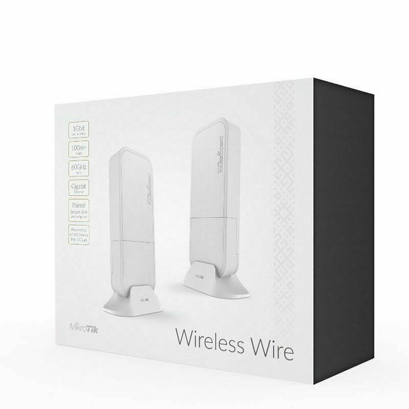 MikroTik RBwAPG-60adkit Wireless Wire Pair of wAPG-60ad devices for 60Ghz link